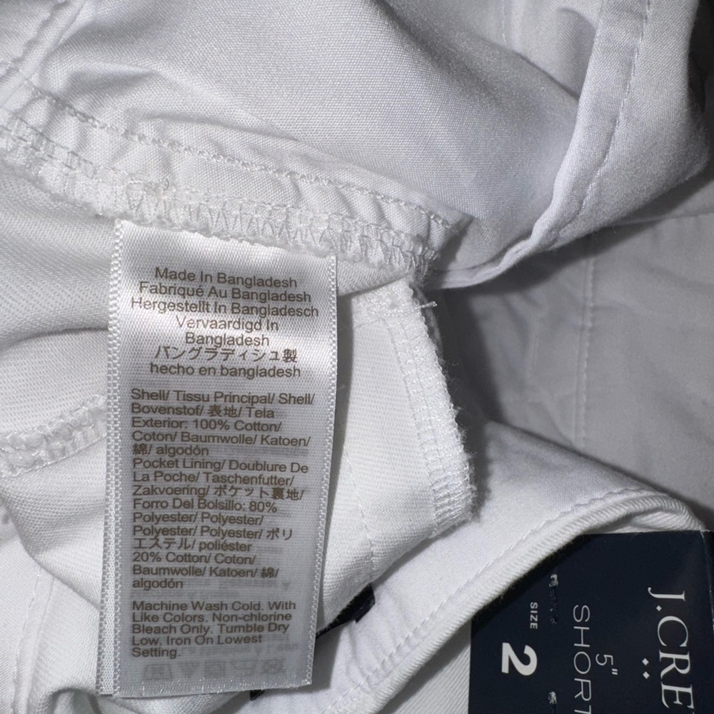 J. Crew Women's Classic White Bermudas - Picture 6 of 7